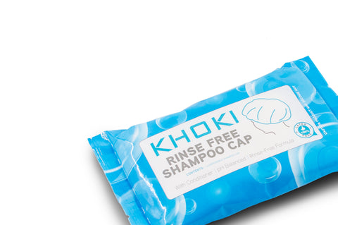KHOKI RINSE FREE SHAMPOO CAPS - 5 INDIVIDUAL CAPS